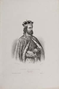 Anastas Jovanović, Portret kralja Milutina, 1852