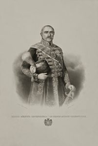 Anastas Jovanović, Portret knjaza Miloša Obrenović, 1852