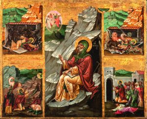 Свети Антоније Велики и сцене из житија, друга половина XVI века, Модрича